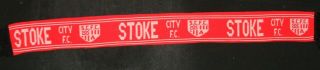 Vintage - Stoke City Fc Scarf - 1980 
