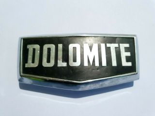 Vintage Triumph Dolomite Classic Car Badge -