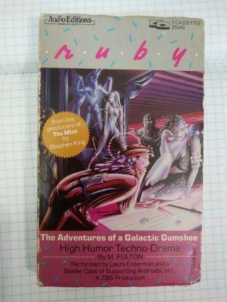 Nip Vtg Ruby The Adventures Of A Galactic Gumshoe Sci - Fi Audio Tape Set Npr