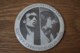 Graham Parker And The Rumour Southside Johnny & The Asbury Dukes Vintage Badge