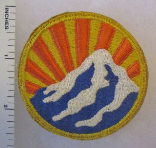 Montana Us Army National Guard State Patch Cut Edge Older Vintage