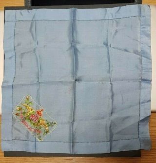 Vintage Wwi Royal Flying Corps Silk Handkerchief