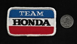 Vintage 60s - 70s Team Honda Automobile Car Vehicle Advertising Collectors Patch