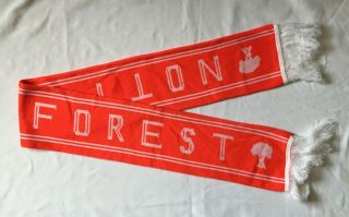 Vintage Nottingham Forest Fc Football Supporters Scarf