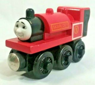 Thomas The Train & Friends Wooden Skarloey Engine Red 1 Vintage Britt Allcroft