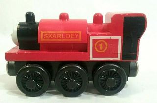 Thomas the Train & Friends Wooden Skarloey Engine Red 1 Vintage Britt Allcroft 3