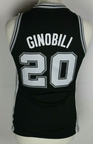 Ginobili 20 Vintage San Antonio Spurs Nba Basketball Jersey Shirt Youths Medium