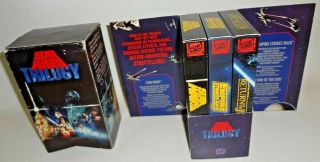 Vintage Star Wars Vhs Trilogy 1992 Fox Video Lucasfilm Versions