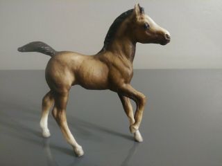 Vintage Breyer Brown & Black Prancing Foal Horse Figure