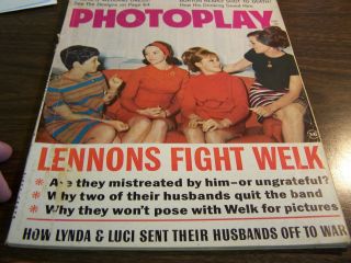 Vintage - Photoplay June 1968 - Lennon Sisters -