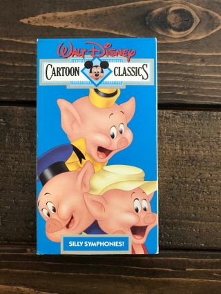 Vintage - Walt Disney Cartoon Classics - V.  4 - Silly Symphonies (vhs,  1991)