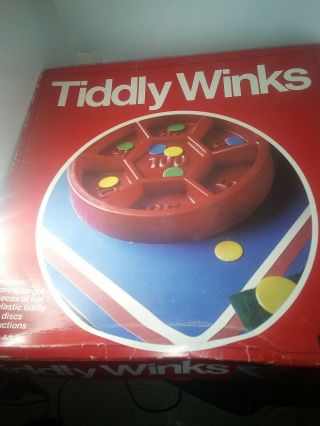 Tiddly Winks By Pressman Vintage Board Game 1978