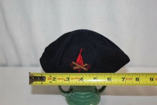 Vintage 1960 ' s CFG Camp Fire Girls Felt Cap Hat Scouting 2
