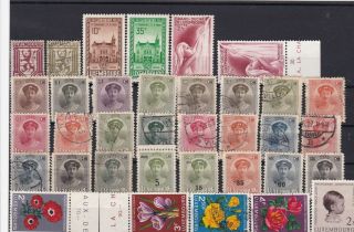 Luxembourg Vintage Stamps Ref R9879