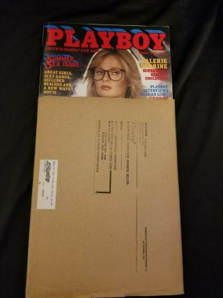 Playboy August 1981 Valerie Perrine Unclothed Summer Sex Issue Vg Vintage Syr76