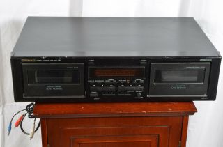 Vintage Onkyo Ta - Rw111 R1 Stereo Digital Dual Cassette Tape Deck W/ Auto Reverse