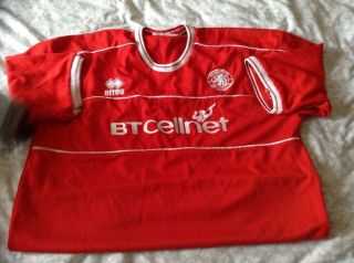 Vintage Middlesbrough Football Shirt