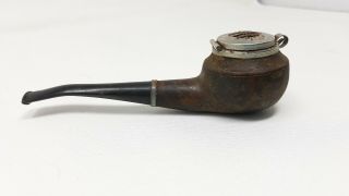 Vintage Tobacco Wooden Pipe With A Lid