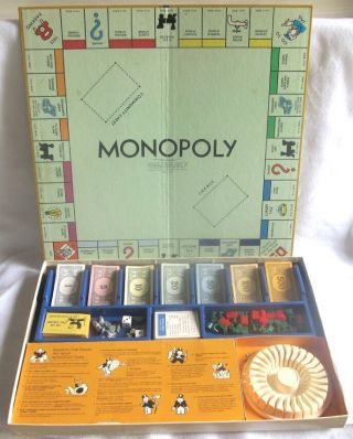 COMPLETE Vintage 1974 MONOPOLY Board Game ANNIVERSARY EDITION Parker Brothers 3