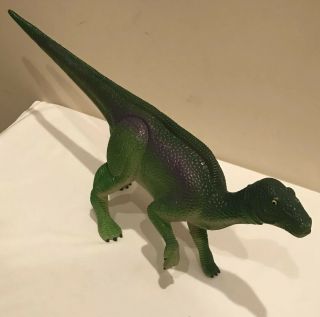 Vtg 1997 Apatosaurs Dinosaur Action Figure Toy Green Retired 16.  5” Jasman China