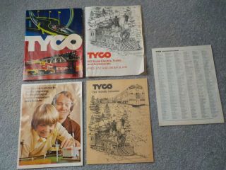 Vintage Tyco 1977 Assembly Catalogs Ho Trains And Race Cars With Price List