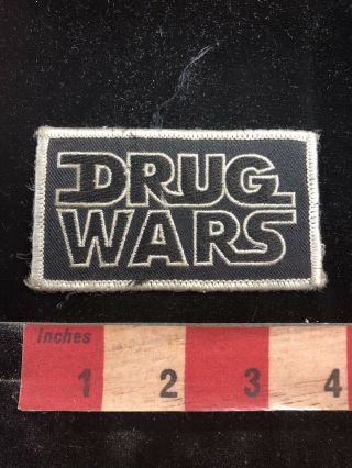 Vintage (war On Drugs) Drug Wars Patch 77u9