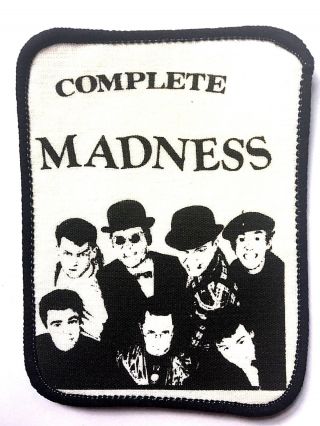 Madness Complete Old Og Vtg Early 1980`s Printed Patch Sew On Ska 2tone