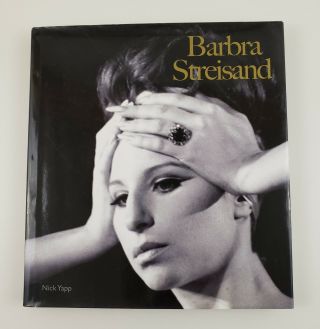Barbara Streisand By Nick Yapp Hardcover Coffee Table Book Biography Photos Vtg