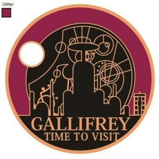 Pathtag 40992 - Gallifrey - Vintage Travel Poster Club - Glitter - Dr.  Who - Copper