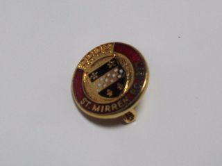 St Mirren Fc - Vintage Enamel Crest Badge