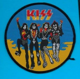 Kiss Destroyer Vintage 1980s Sew On Patch