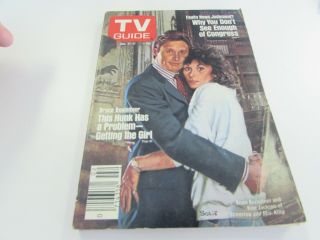 Vintage - Tv Guide - Jan 11th 1986 - Scarecrow And Mrs King - Vg