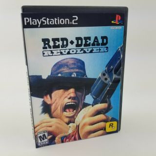 Red Dead Revolver Rockstar Shooter Vtg 2004 Video Game Ps2 Sony Playstation 2