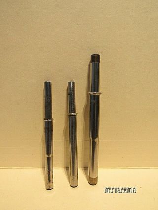 3 Fly Rod Ferrules - Vintage - Allan Co.  - 5.  6mm.  - 4.  6mm.  - 4.  6mm.  I.  D.  
