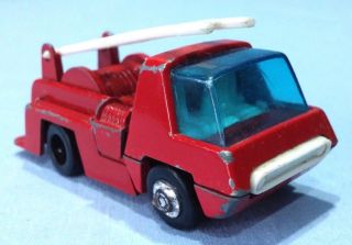 Vintage Playart Red Fire Truck With Ladder Diecast Metal Vintage Toy Vehicle