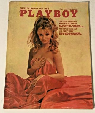 Vintage May 1970 Issue Of Playboy -
