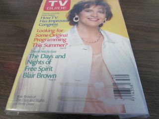 Vintage - July 25th 1987 - Tv Guide - Blair Brown - Cover - Vg