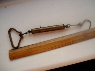 Vintage Brass Game Scale By Salter