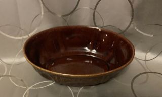 Vintage Royal Haeger Brown/Green Oval Ceramic Planter Bowl (3929).  Made In USA 2