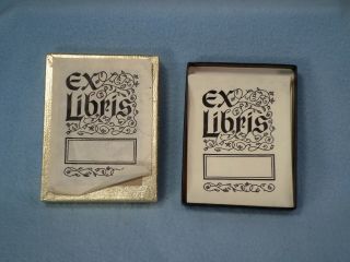 Vintage Antioch Bookplate Co.  Ex Libris Classic Book Plates Box Of 21 Usa