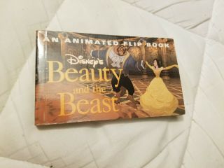 Beauty And The Beast Animated Flip Book,  Vintage