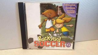 Backyard Soccer Win/mac Pc Cd - Rom 2000 Humongous Entertainment Vintage S/h