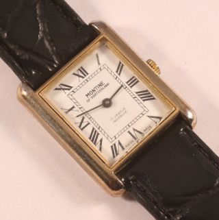 Vintage Montine 17 Jewel Gold Plated Swiss Watch