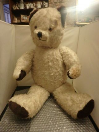 Large Vintage Lefray Fully Jointed Squeaker Teddy Bear