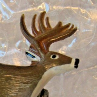 Vintage 1940 ' s BROOCH PIN DEER RUNNING REALISTIC AND LOVELY 2