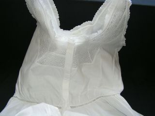 LOVELY VINTAGE 1920 ' S/30 ' S MACHINED BRODERIE ANGLAISE LACE PANTALOONS 2