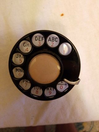 Western Electric 6a Rotary Telephone Dial Replacement 1953 Vintage Metal