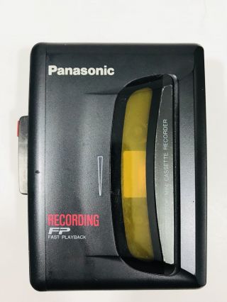 Vtg Panasonic Rq - L307 Portable Cassette Player Recording Fp For Parts/repair