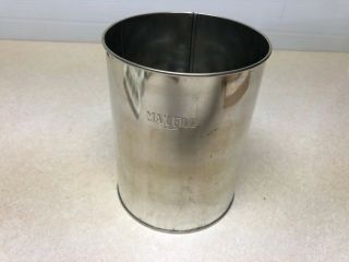 Vtg Waring Cf5201 Ice Cream Parlor Replacement Metal Cream Can