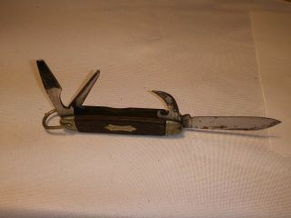 Vintage Pocket Knife.  Camillus 4 Blade.